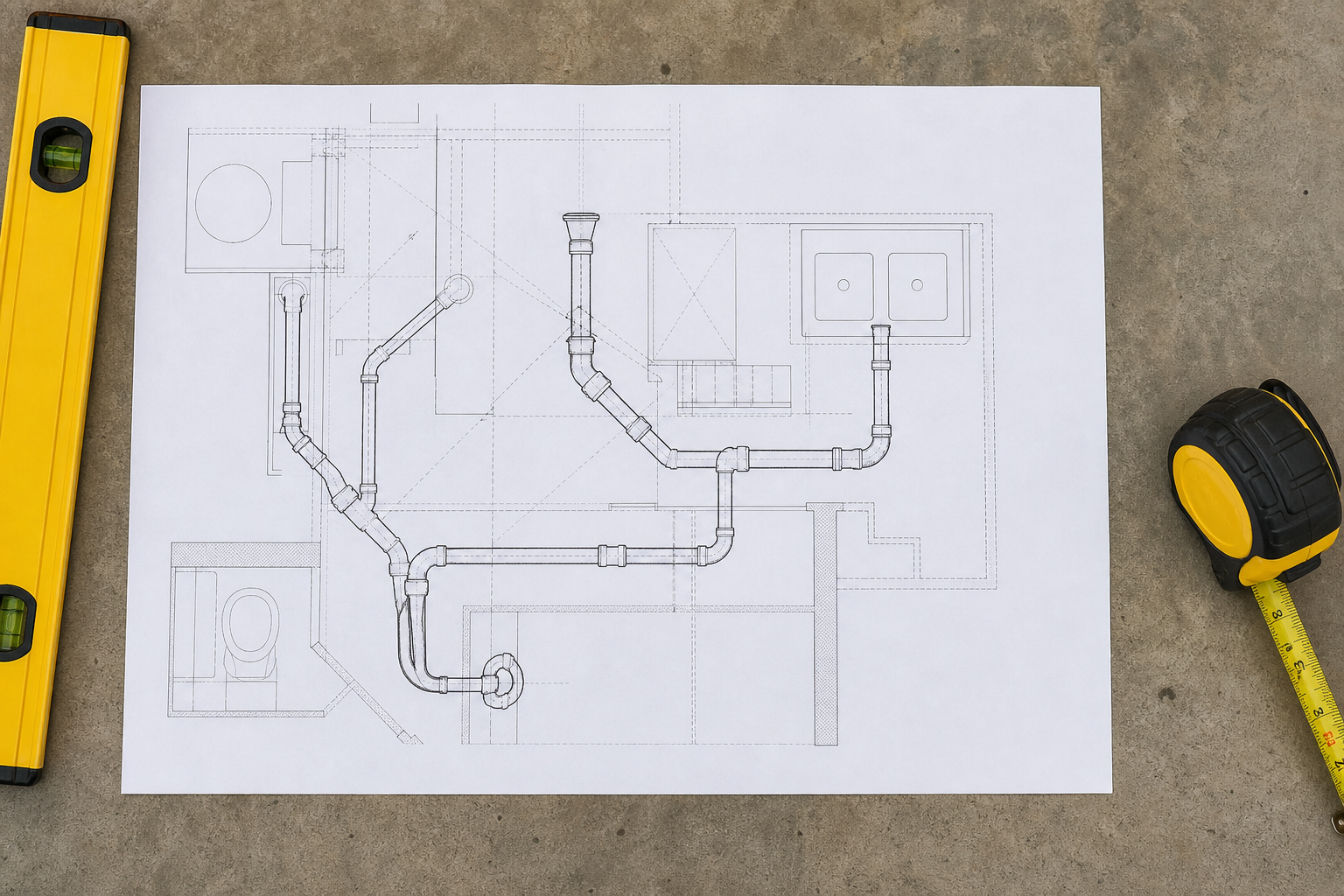 Sewer Line Rerouting