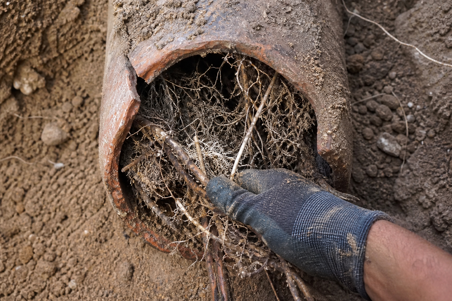 Root Intrusion Removal
